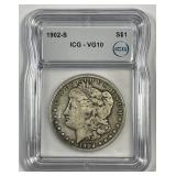 1902-S Morgan Silver $1 ICG VG10