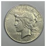 1935-S Peace Silver $1 Extra Fine XF