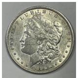 1896 Morgan Silver $1 About Uncirculated AU