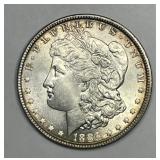 1886 Morgan Silver $1 Uncirculated UNC Toned