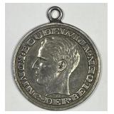 1958 Silver 50 Francs Belgium Worlds Fair Pendant