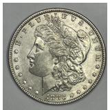 1883 Morgan Silver $1 About Uncirculated AU