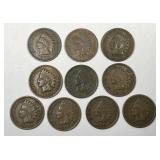 1900 - 1909 Indian Head Cent Date Run