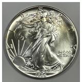1986 Silver American Eagle 1st Year Issue BU