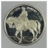 Robert E. Lee Private Issue .999 Silver Art Round