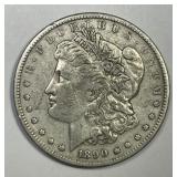 1890-S Morgan Silver $1 Very Fine VF