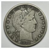 1912-D Barber Silver Half Good G
