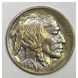 1916 Buffalo Nickel Awesome Color Uncirculated BU