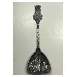 The Duet Salzburg Austria Repousse Souvenir Spoon