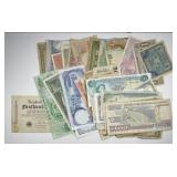 WORLD: 40 Different Foreign Currency Notes