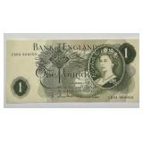 GREAT BRITAIN: 1962-6 Bank of England 1 Pound Note