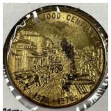 1976 Deadwood Centennial Homestake Gold Mint Medal