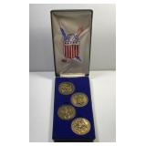 1976 Bicentennial 4-Medal Set