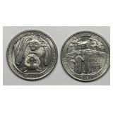 2020-W American Samoa & Weir Farms Quarter Pair