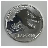 NIUE: 2020 Silver $2 JURRASIC PARK 1 oz .999