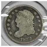 1829 Capped Bust Silver Half Dime H10c Good G