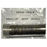 Roll (40) 1956-1964 Proof Struck Jefferson Nickels