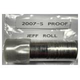 2007-S Proof Jefferson Nickel Roll
