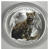CAMBODIA: 2023 Silver 3000 Riels Leopard BU