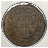 CANADA: 1859 Large Cent Uncirculated UNC