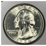 1954-S Washington Silver Quarter BU