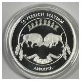 Sioux Chief Sovereign Nation 1 oz Silver Proof
