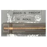2003-S Lincoln Cent Proof Roll PRF