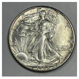 1944-D Walking Liberty Silver Half UNC