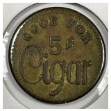 Good for 5c Cigar Token