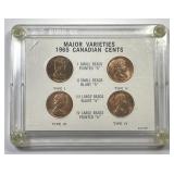 CANADA: 1965 Cent 4-Coin Variety Set BU