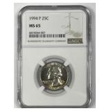 1994 Washington Quarter NGC MS65