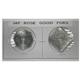 Jap Rose Soap Aluminum Good For Checks Tokens