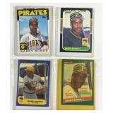 Four Different Barry Bonds Rookie Baseball Cards