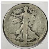 1921 Walking Liberty Silver Half Key Date AG