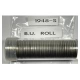 1948-S Jefferson Nickel Roll Uncirculated BU