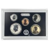 2018-S Reverse Proof Set 5-Coin Panel