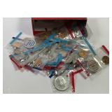 Box of 50 BU Mint Set Coins In Pliofilm