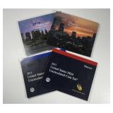 2010 & 2011 Uncirculated Mint Set Pair