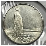 NORWAY: 1914 Silver 2 Kroner Uncirculated UNC