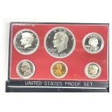 1976 Bicentennial 6-Coin Proof Set Panel