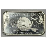 1973 Halloween Silver 1 oz Art Bar