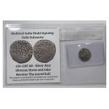 INDIA: Medieval Shahi Dynasty Silver Jital