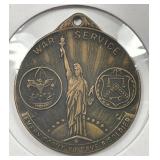 1918 Boy Scout US Treasury Liberty Loan Medallion