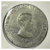 1927 Lucky Lindbergh Coin Spirit of St Louis Token