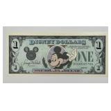 1989 One Disney Dollar Crisp Uncirculated