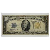 1934-A $10 Yellow Seal NORTH AFRICA Note