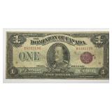 CANADA: 1923 $1 One Dollar Dominion Currency Note