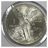 MEXICO: 1983 Silver Libertad BU
