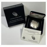 2014 Baseball HOF Proof Commem Silver $1