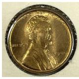 1909 VDB Lincoln Wheat Cent Uncirculated UNC RD